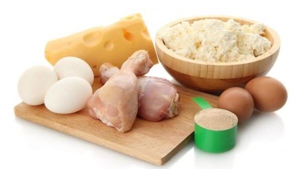 غذا کے لئے پروٹین کھانے کی اشیاء